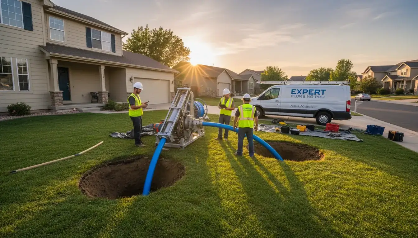 Expert Plumbing Pro - emergency-sewer-line-replacement-for-a-meadow-hills-family-home-in-aurora-80012